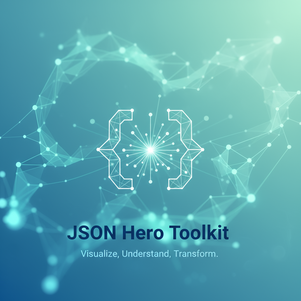 Decorative header image for JSON Hero Toolkit - Advanced JSON Formatter & Validator | Gray-wolf Tools