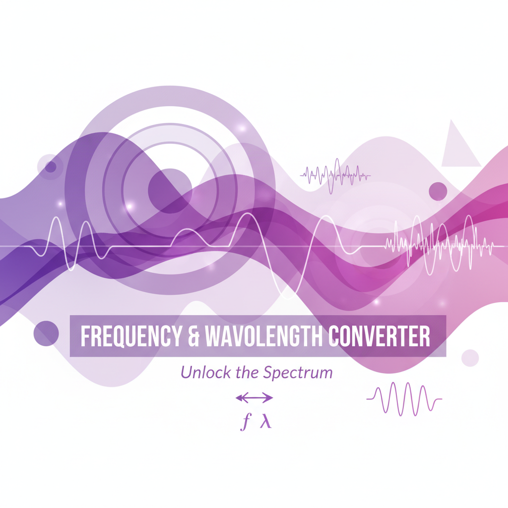 Decorative header image for Frequency & Wavelength Converter | Gray-wolf Tools