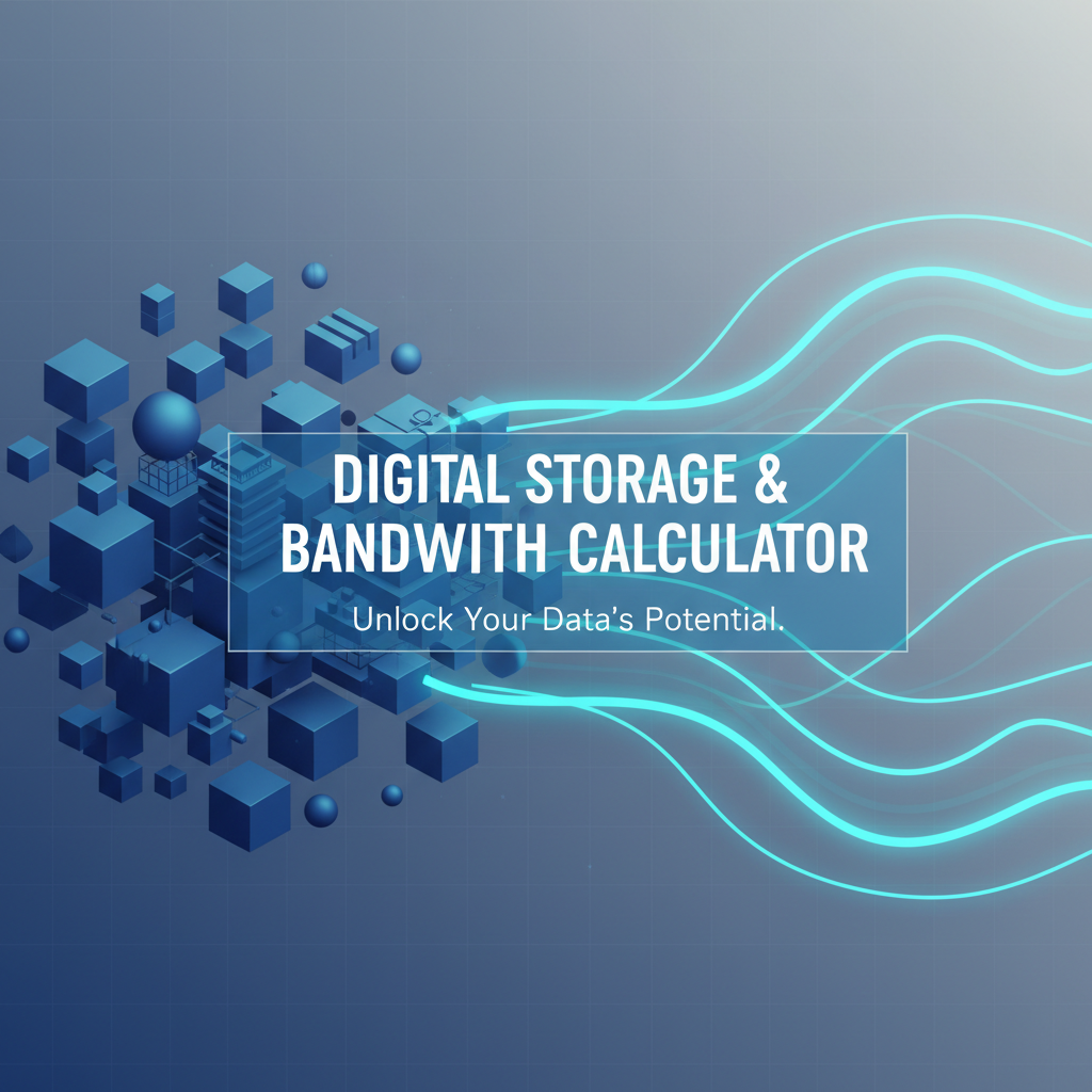 Decorative header image for Data Storage Converter & Download Time Calculator | Gray-wolf Tools