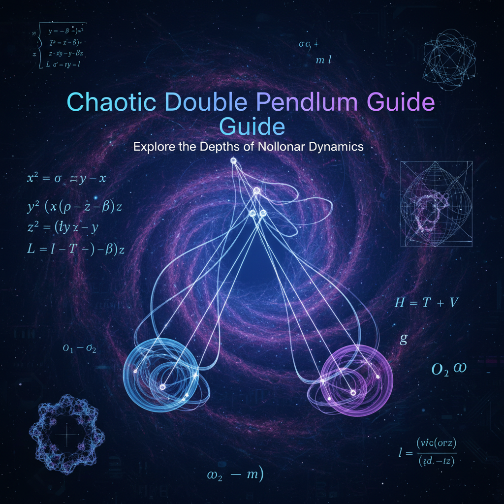 Decorative header image for Understanding Chaos Theory: From Double Pendulums to Complex Systems