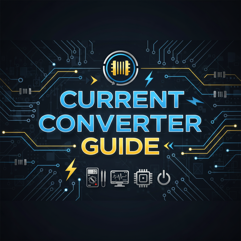 Decorative header image for Current Converter Tool Guide
