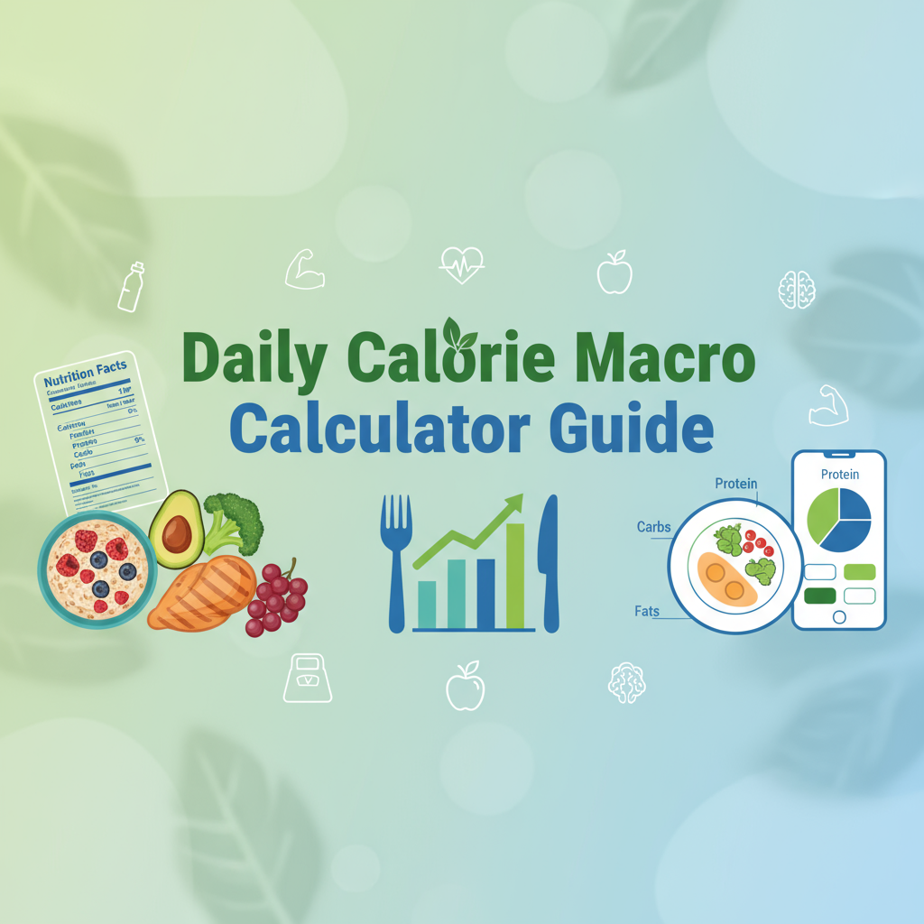 Daily Calorie & Macro Calculator - Complete Nutrition Planning Guide preview