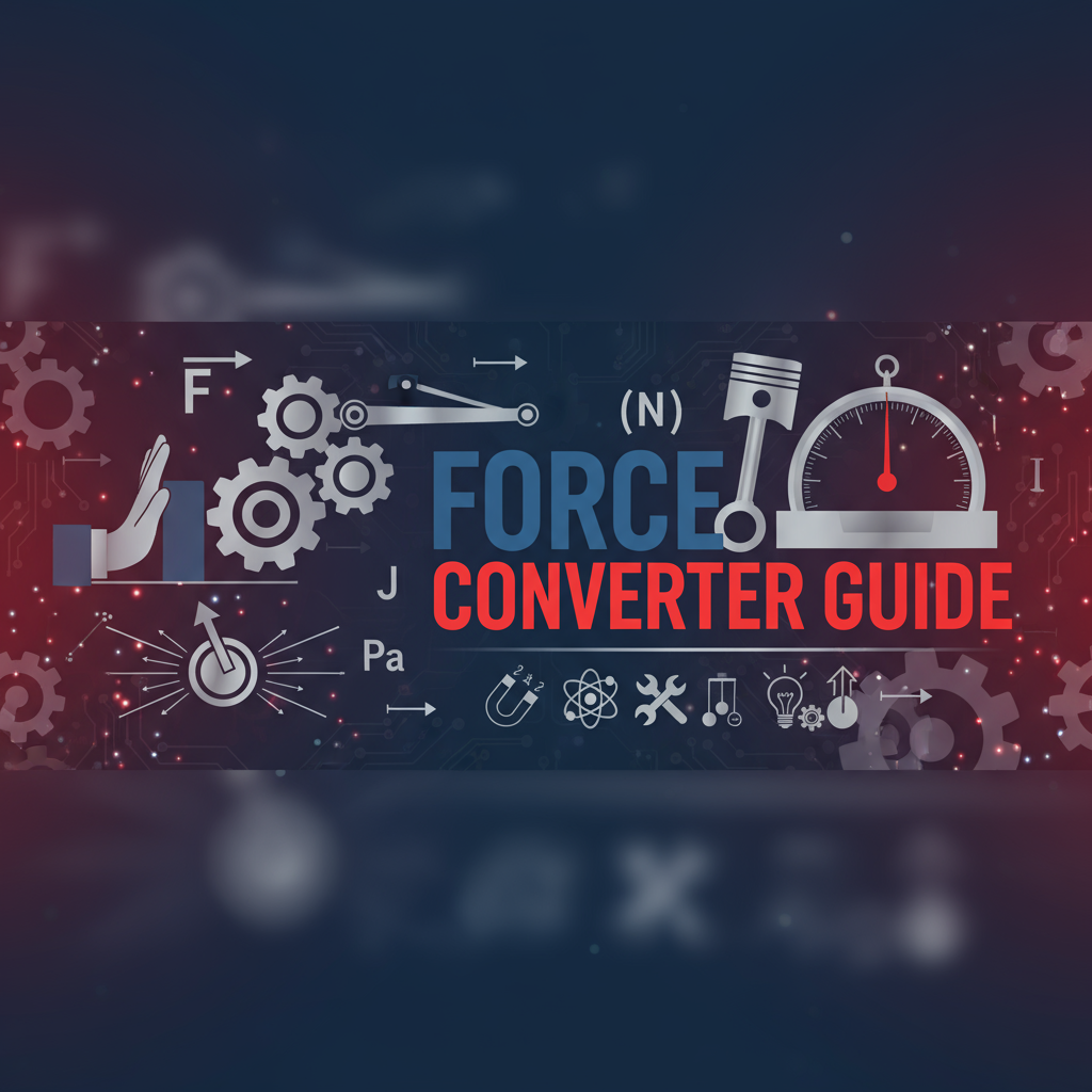 Decorative header image for Force Converter Tool - Complete Guide