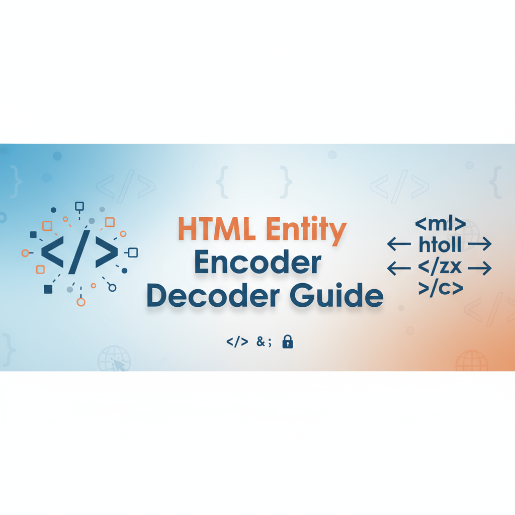 HTML Entity Encoder/Decoder - Web Content Safety Tool preview