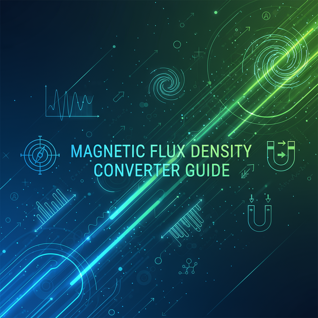 Decorative header image for Magnetic Flux Density Converter Guide