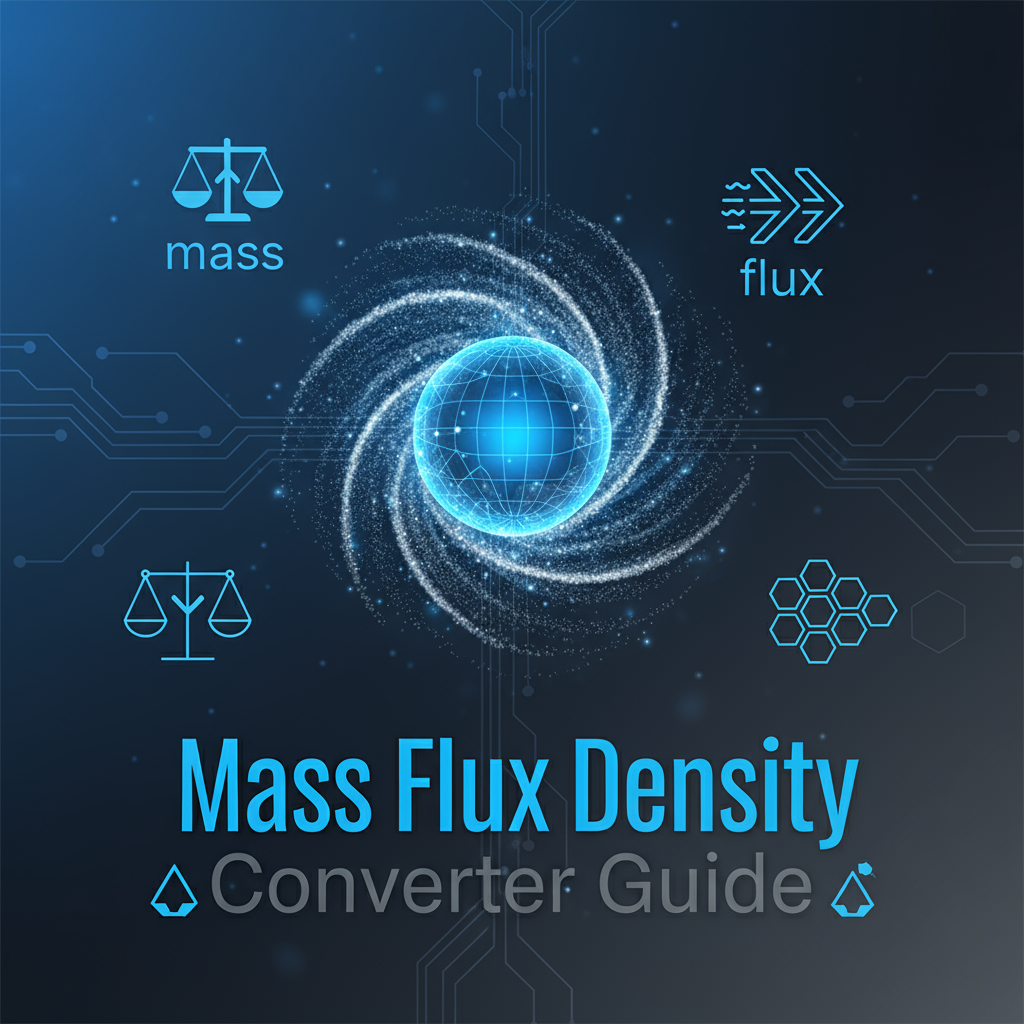 Decorative header image for Mass Flux Density Converter Tool Companion Guide
