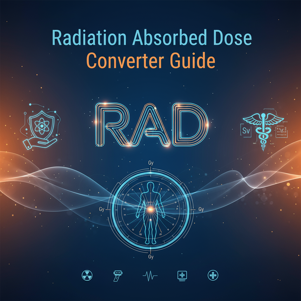 Decorative header image for Radiation Absorbed Dose Converter Guide