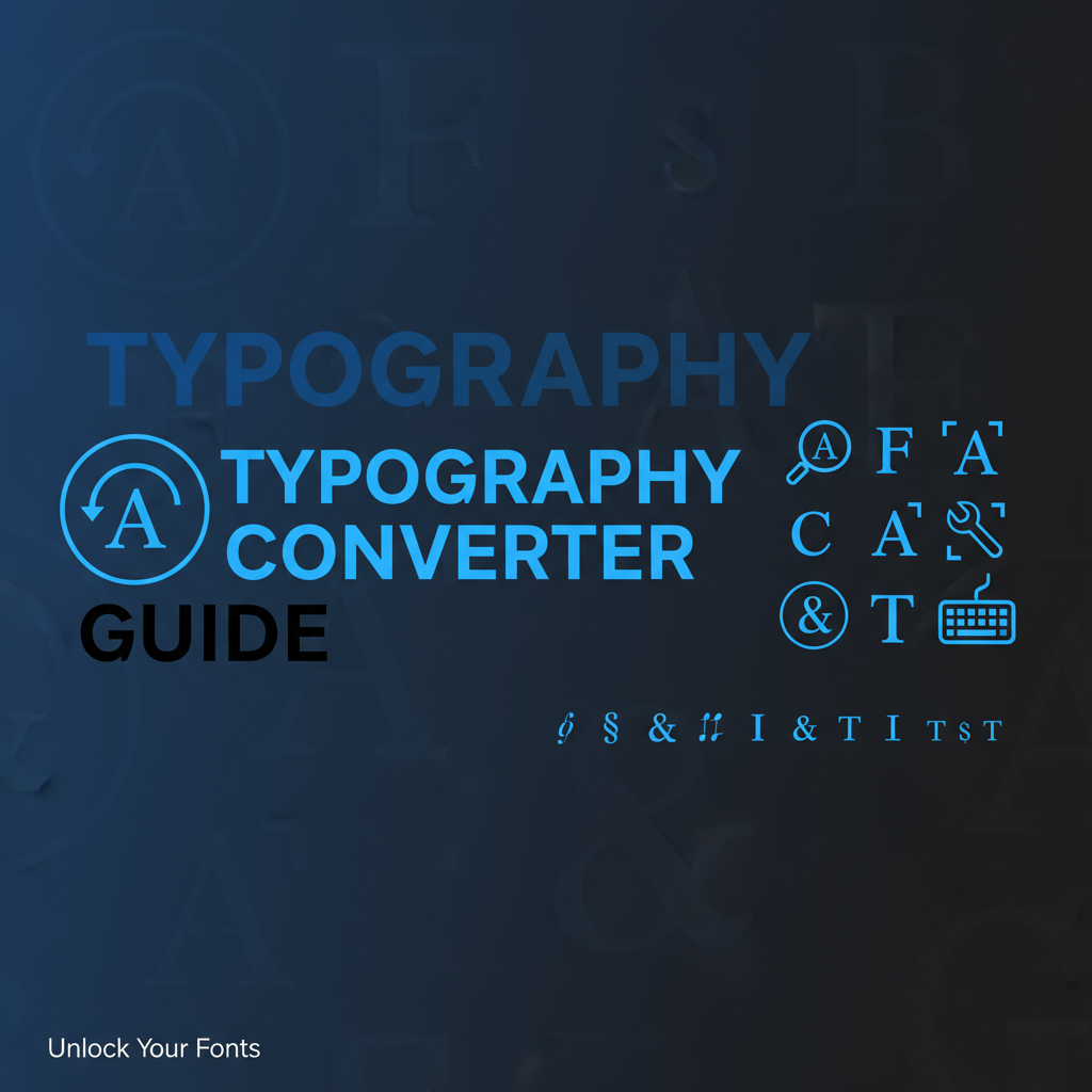 Decorative header image for Typography Converter Guide